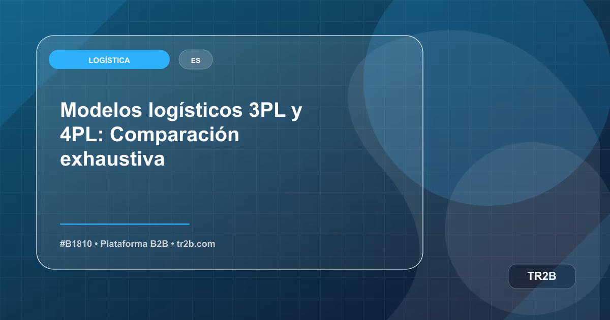 Modelos logísticos 3PL y 4PL: Comparación exhaustiva
