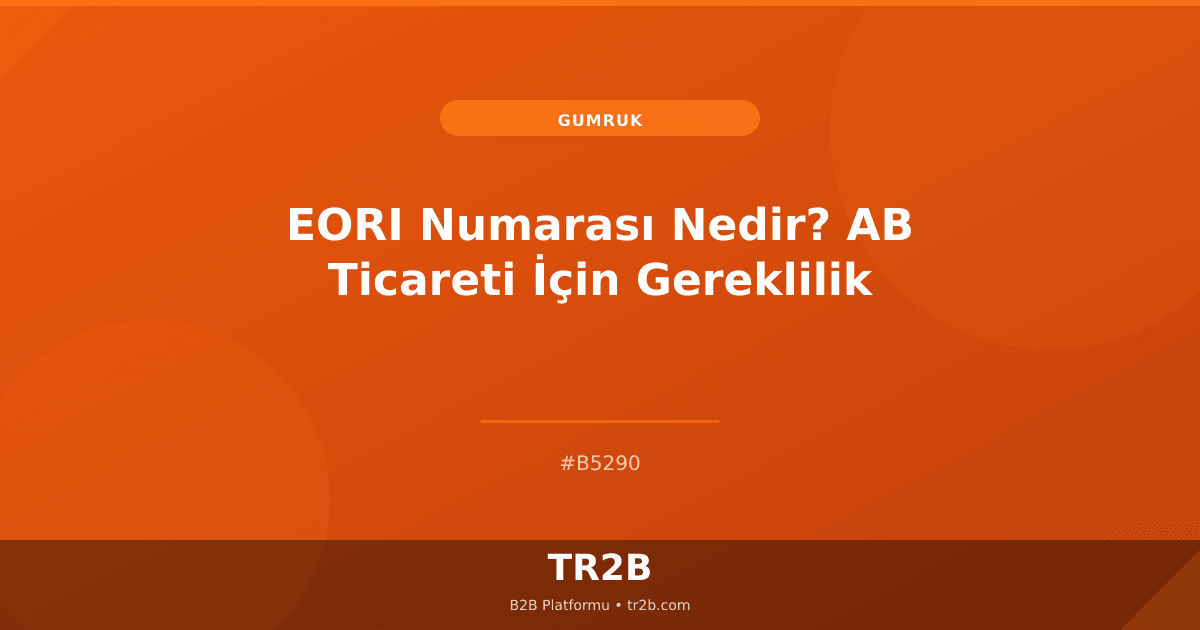 EORI Numarası Nedir? AB Ticareti İçin Gereklilik