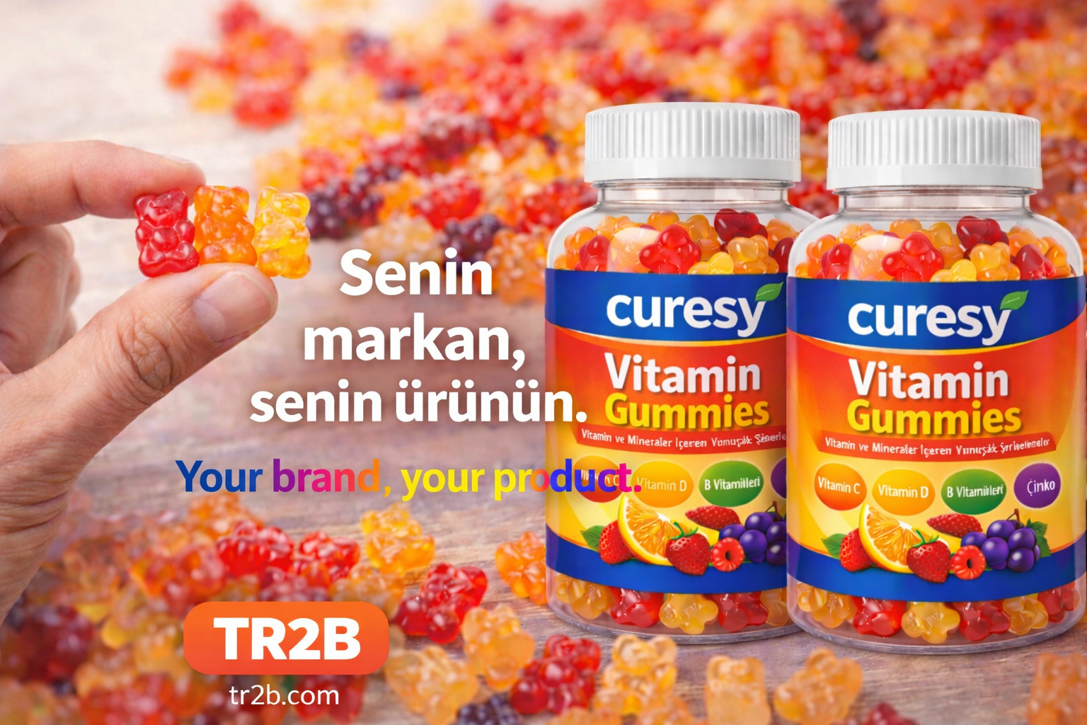 Fason Vitamin Gummy Üretimi